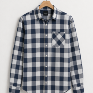 Checked casual shirt for men with classic pattern and comfortable fit